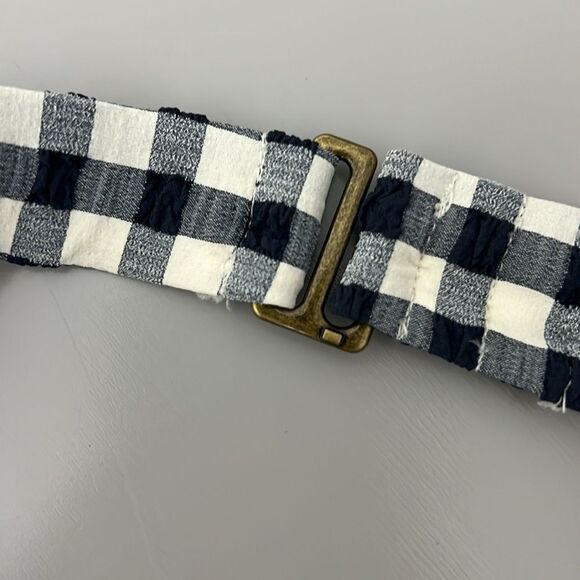 NWT Andie Swim The Amor Top and 90s High Waisted Bottom Set in Twilight Gingham - Picture 9 of 16